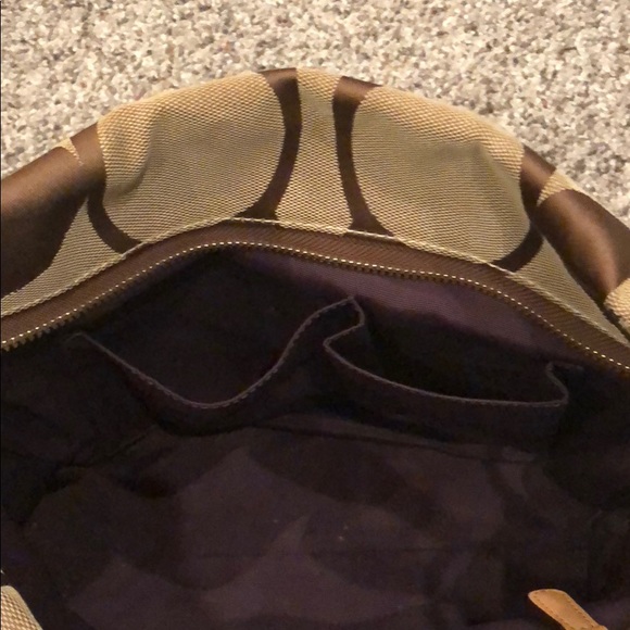 Authentic Brown/Tan Coach Purse - Picture 6 of 8